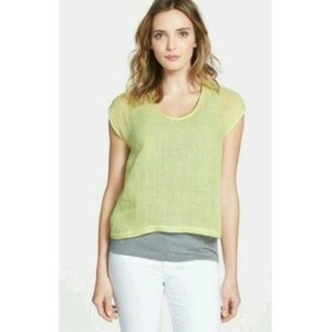 Eileen Fischer Organic Linen Top